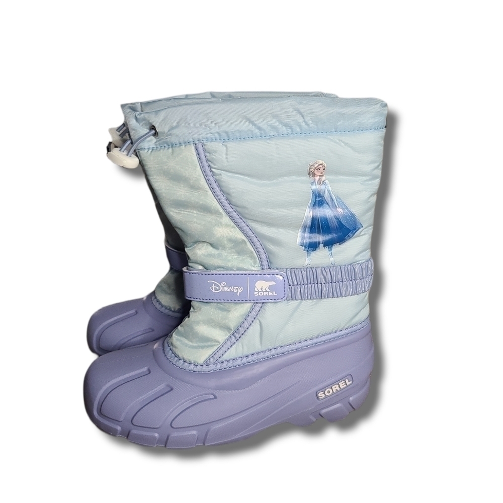 𝅺DISNEY x Sorel Blue Purple Flurry Frozen Elsa Boots